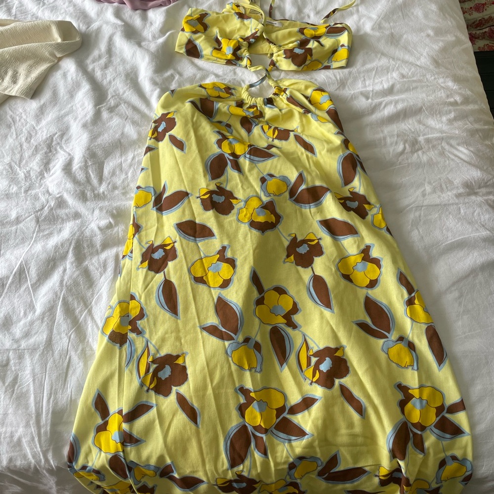 Peppermayo Nora linen maxi dress